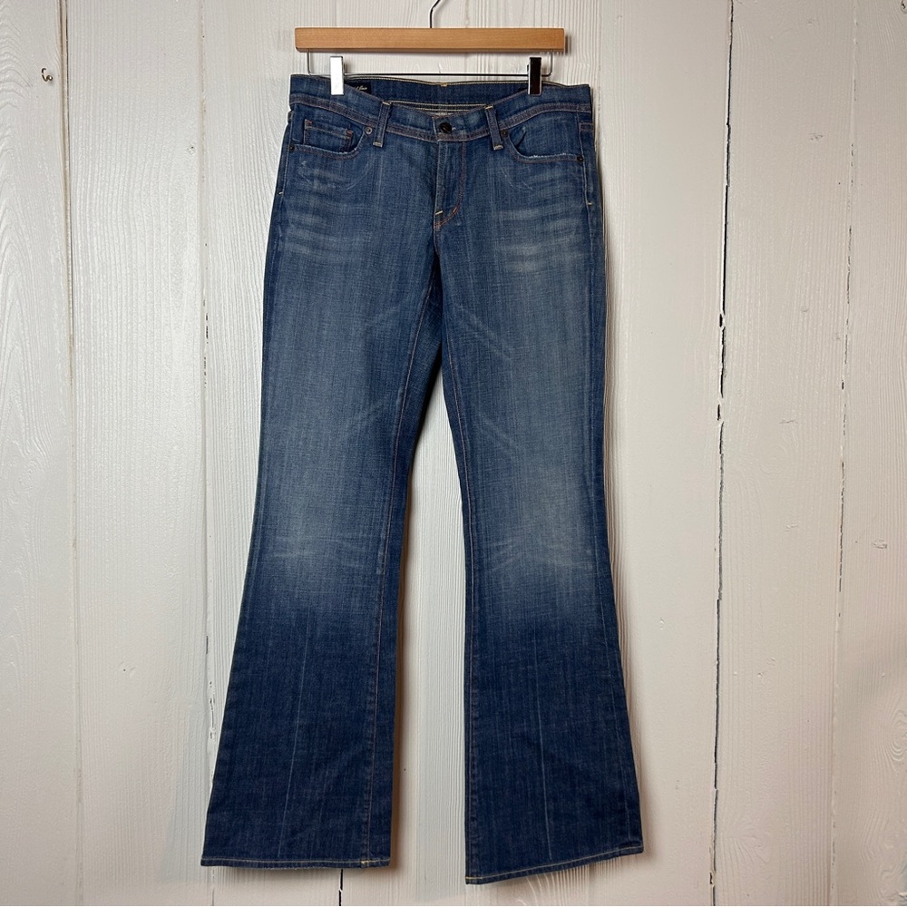 Citizens Of Humanity Dark Blue Ingrid #002 Lowwaist Flare Stretch Jeans Size 31